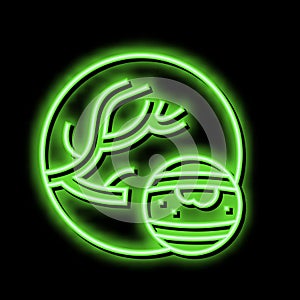 atheroma disease neon glow icon illustration photo