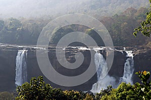 Athirapilly Falls, is situated in Athirapilly Panchayat in Chalakudy Taluk of Thrissur District in Kerala