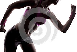 Athlete running photo