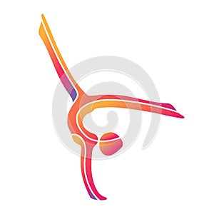 Athlete sport game competition icon