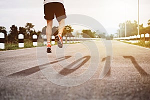 Athlete Starting jumping start running track with text 2017 shad