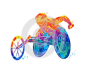 Athlete wheelchair Icon