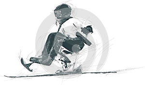 Athletes with physical disabilities - ALPINE SKIING photo