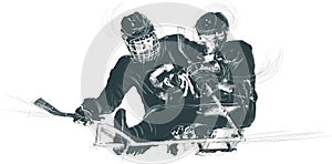 Athletes with physical disabilities - ICE HOCKEY photo