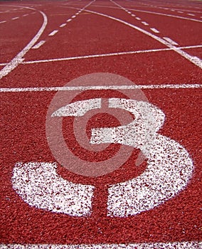 Athletic Surface Markings -- Number Three