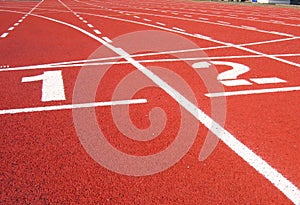 Athletic Surface Markings - One and Two