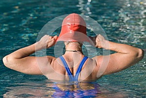 Athletic swimmer