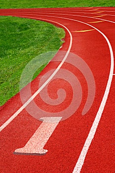 Athletic track