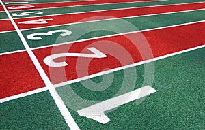 Athletic Track Markings