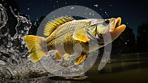 athleticism yellow perch fish