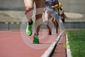 Athletics people running