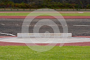 Athletics shot put