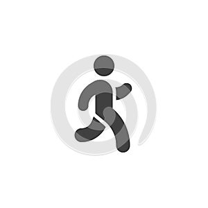 Athletics sports vector icon