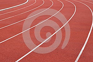 Athletics Stadium Running track curve