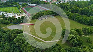 Athletics Stadium Wladyslawowo Stadion Aerial View Poland