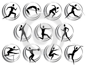 Athletics symbols photo