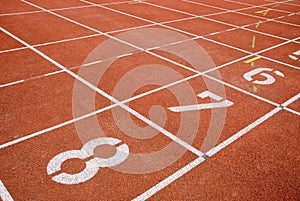 Athletics-tracks and nummers