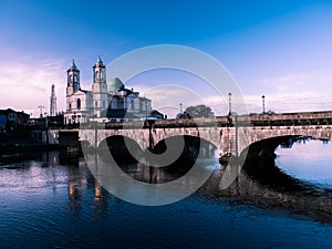 Athlone bridge and river at day