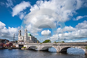 Athlone town and Shannon river, Ireland