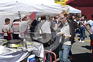 ating fast food at the 50th Annual University District Street Fair