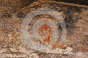 Ative American rock art, Utah, US