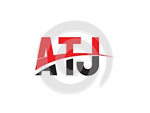 ATJ Letter Initial Logo Design Vector Illustration