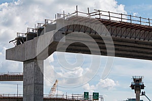 Atlanta Bridge Overpass Is Under Construction