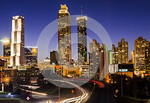 Atlanta City Skyline