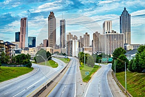 Atlanta downtown skyline photo