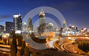 Atlanta georgia cityscape