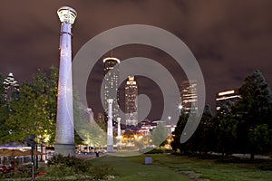 Atlanta Georgia (nighttime)