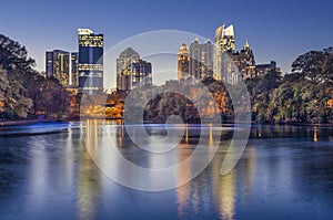 Atlanta, Georgia Piedmont Park Skyline