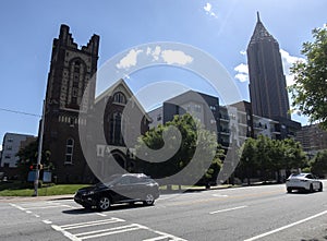 Atlanta, Georgia, United States of America downtown skyline.