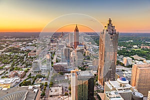 Atlanta, Georgia, USA Downtown Skyline