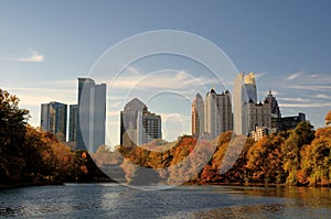 Atlanta From Piedmont Park