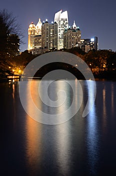 Atlanta From Piedmont Park photo