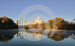 Atlanta Skyline Reflections