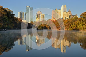 Atlanta Skyline Reflections