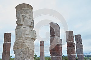 The Atlantean Statues of the Toltecs at Tula, Mexico