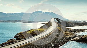 Atlanterhavsvegen atlantic ocean road in Norway