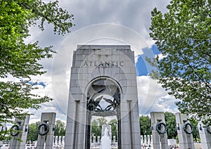 Atlantic Arch World War II Memorial National Mall Washington DC photo