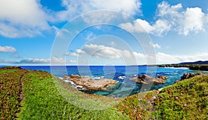 Atlantic blossoming coastline Spain