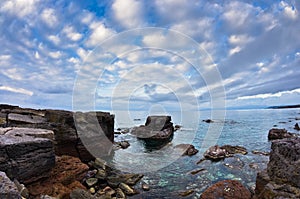 Atlantic bluefin tuna favourite spawning place near San Pietro island, Sardinia, Italy