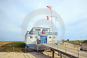 Atlantic City beach patrol building