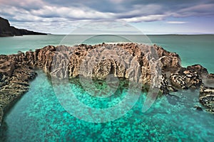 Atlantic coast in Fanore