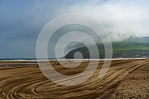 Atlantic coast before a storm