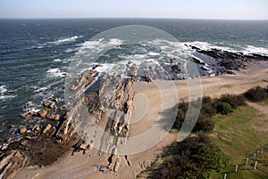 Atlantic coastline, La Paloma, Uruguay photo