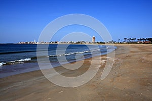 Atlantic coastline, La Paloma, Uruguay photo