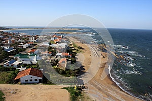 Atlantic coastline, La Paloma, Uruguay photo