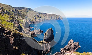 Atlantic coastline view. Galicia Spain